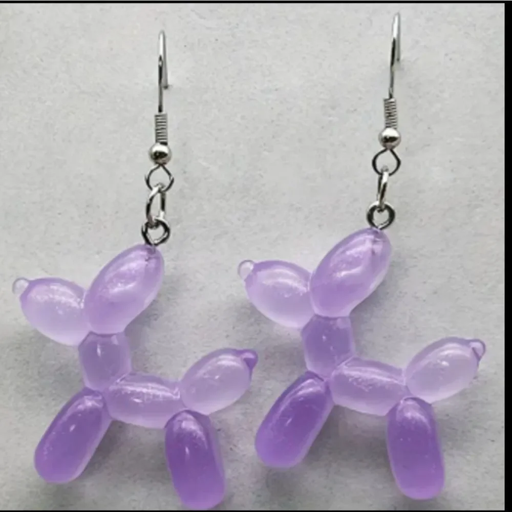 Purple Balloon Dog Earrings | 2/$20 | NWOT